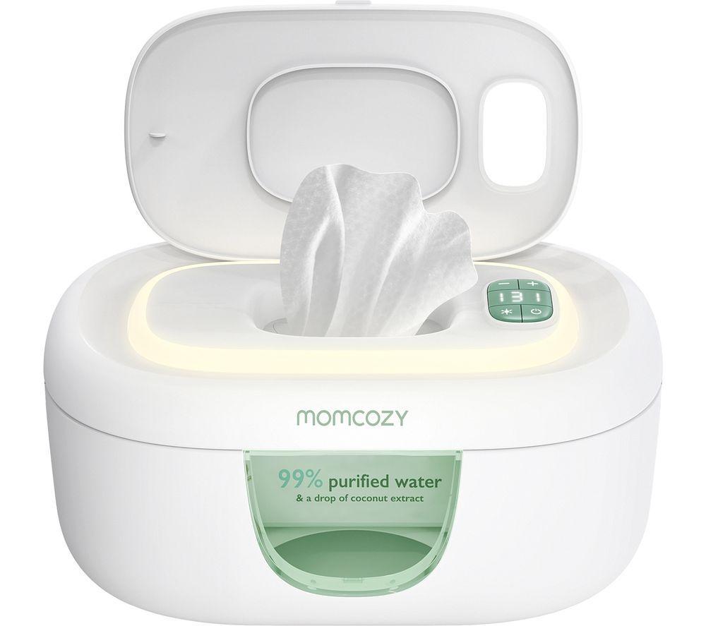 MOMCOZY WW004-WH11BA-A Baby Wipe Warmer - White & Green