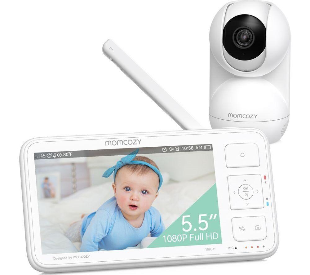 MOMCOZY BM03 5.5inch LCD Screen Video Baby Monitor - White