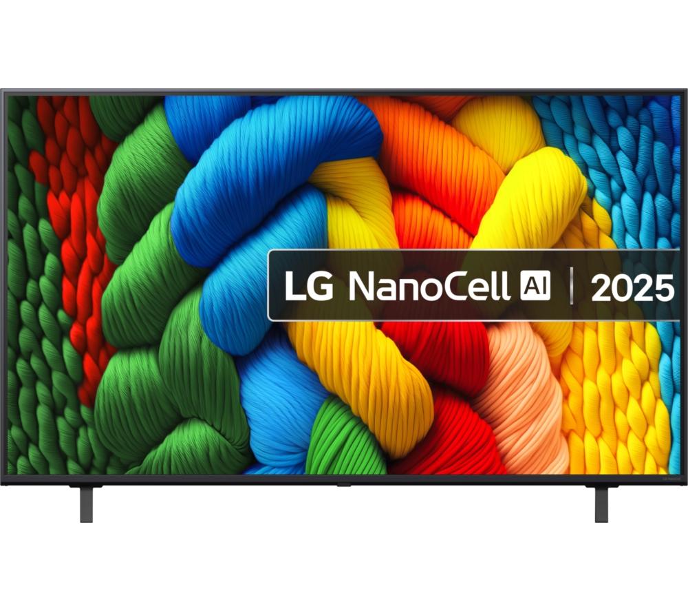 55inch LG NANO80  NanoCell AI 4K HDR Smart TV 2025 - 55NANO80A6B