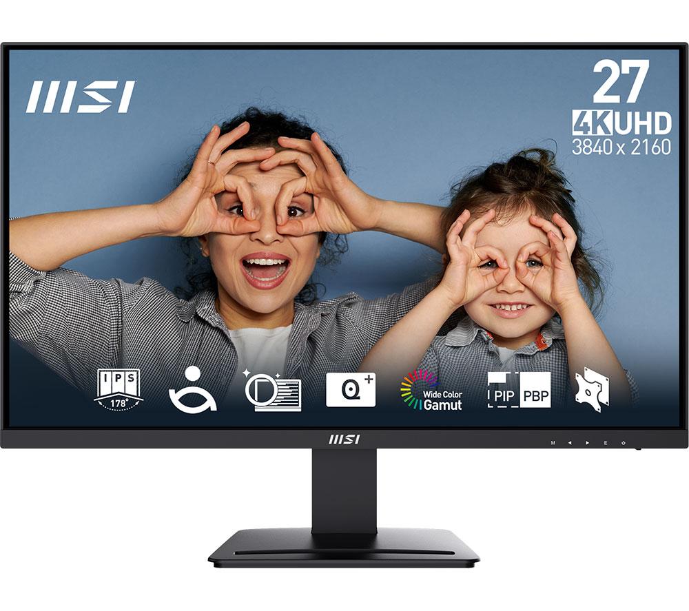 MSI PRO MP273U 4K Ultra HD 27inch IPS Monitor - Black