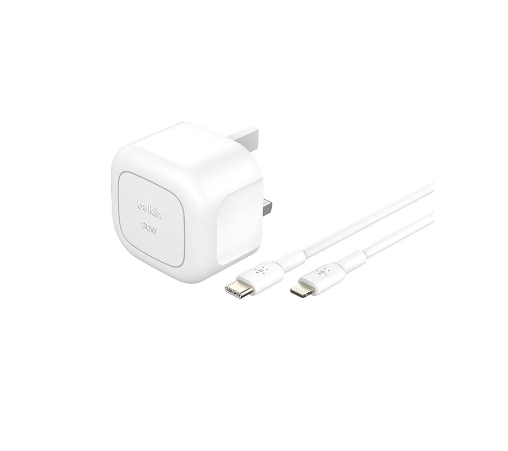 BELKIN BoostCharge WCA008my1MWH-B5 30 W USB Type-C Wall Charger