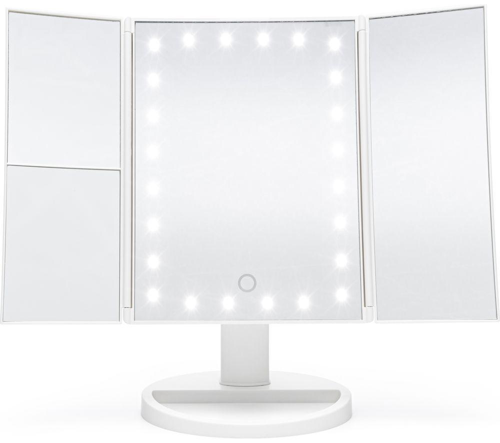 RIO 24 LED Touch Dimmable 3-way Make-up Mirror - White