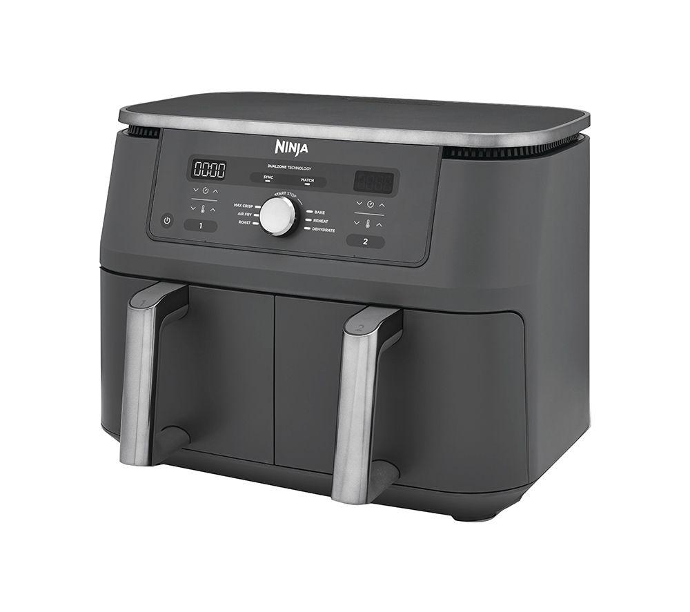 NINJA MAX 6-in-1 Dual Zone DZ400UK Air Fryer - Gun Metal Grey