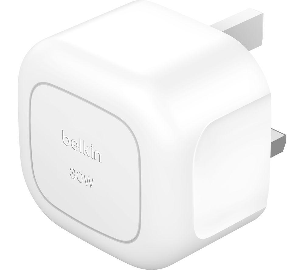 BELKIN BoostCharge WCA008myWH 30 W USB Type-C Wall Charger