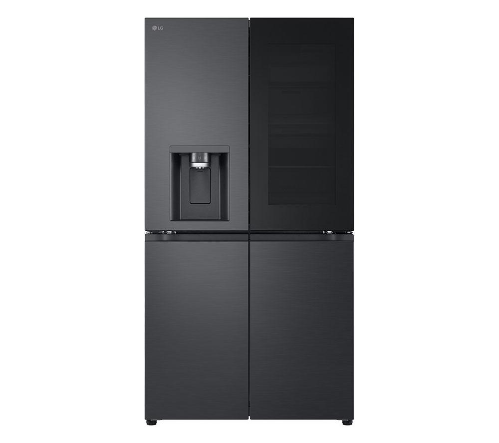 LG CraftIce InstaView GMG96CRAFT American-style Smart Fridge Freezer - Essence Black Steel
