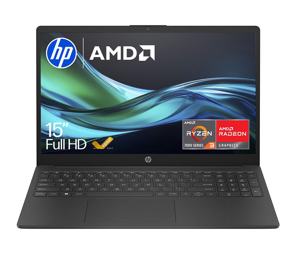 HP 15-fc0536sa 15.6inch Laptop - AMD Ryzen™ 3, 256 GB, Jet Black
