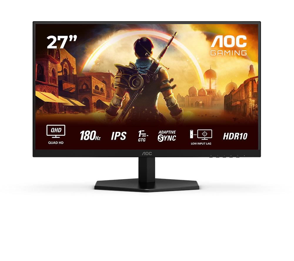 AOC Q27G42XE Quad HD 27inch IPS LCD Gaming Monitor - Black
