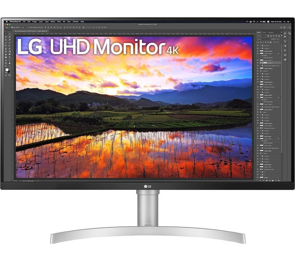 LG UltraFine 32UN650K-W 4K Ultra HD 32