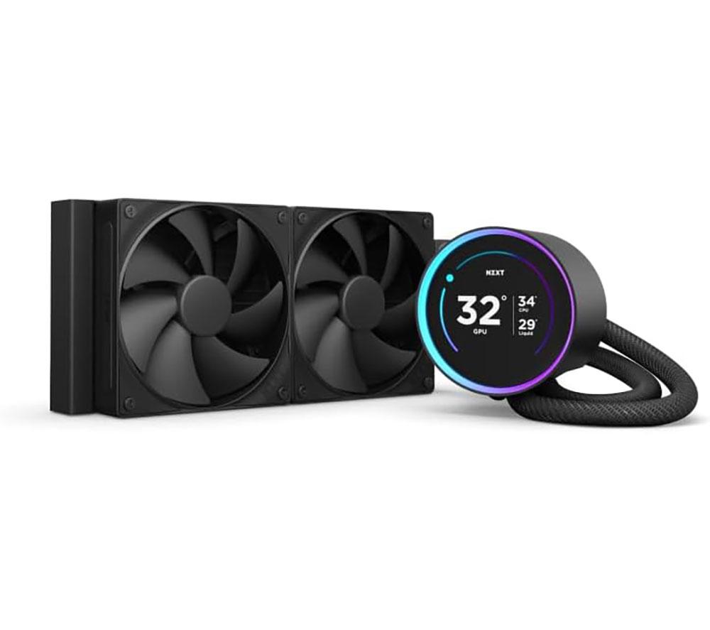 NZXT Kraken Elite 240 RGB 240 mm Liquid CPU Cooler - RGB LED, Black