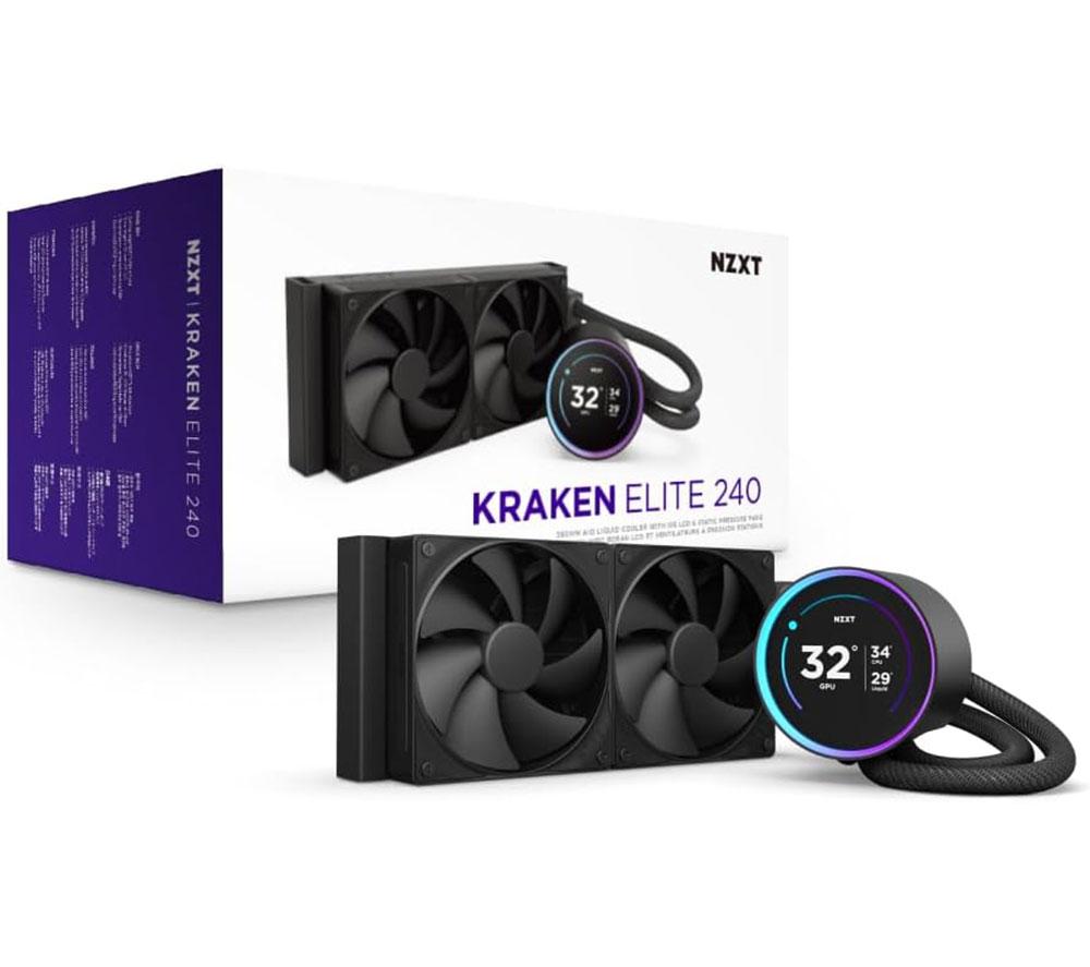 Buy NZXT Kraken Elite 240 RGB 240 mm Liquid CPU Cooler - RGB LED