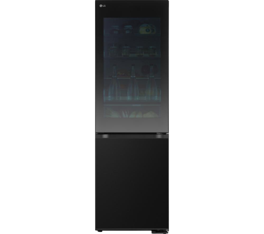 LG InstaView GBG5160CEV Smart 60/40 Fridge Freezer - Essence Black Steel