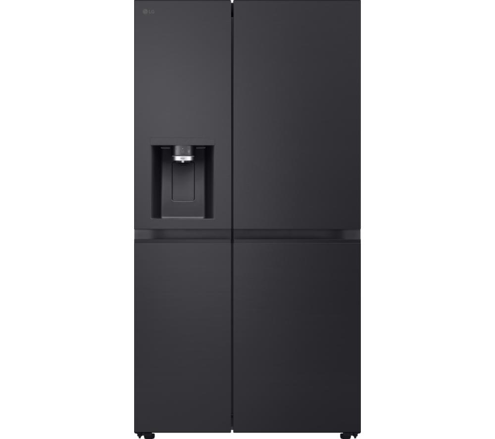 LG NatureFRESH GSLE91EVAB Smart Fridge Freezer - Essence Black Steel