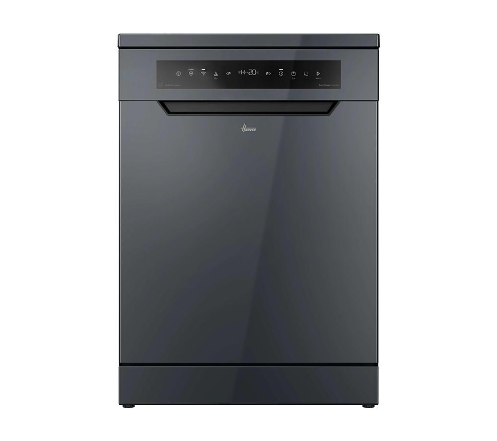 HOOVER H-Dish 500 HF 4B7F0A-80 Full-size WiFi-enabled Dishwasher - Anthracite