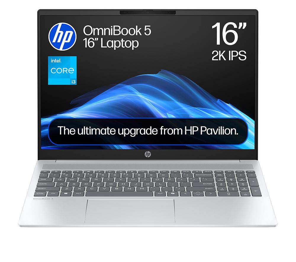 HP HP OmniBook 5 16inch Laptop - Intel®Core  i3, 512 GB SSD, Silver