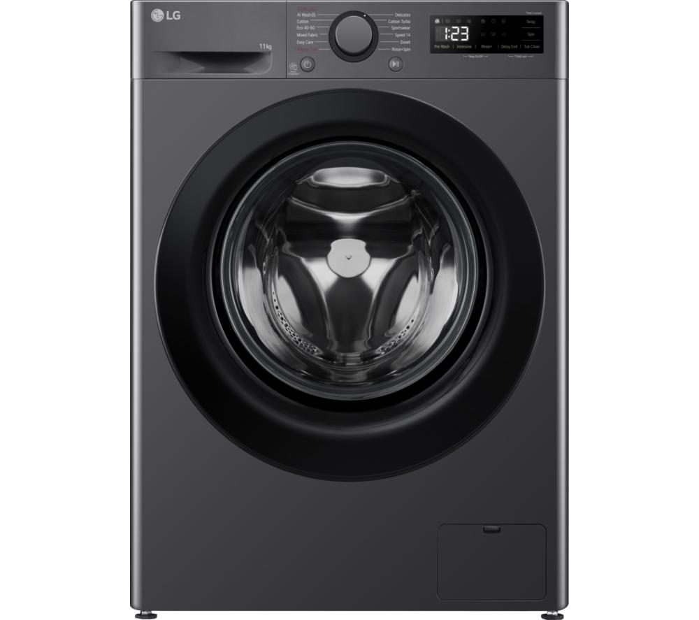 LG Y500 Series AI Direct Drive 11 kg 1400 Spin Washing Machine - Slate Grey