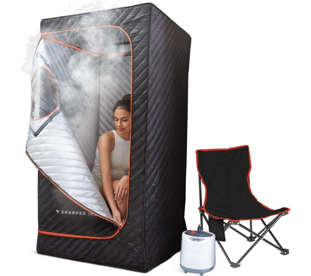 SHARPER IMAGE Portable Steam Sauna - Black