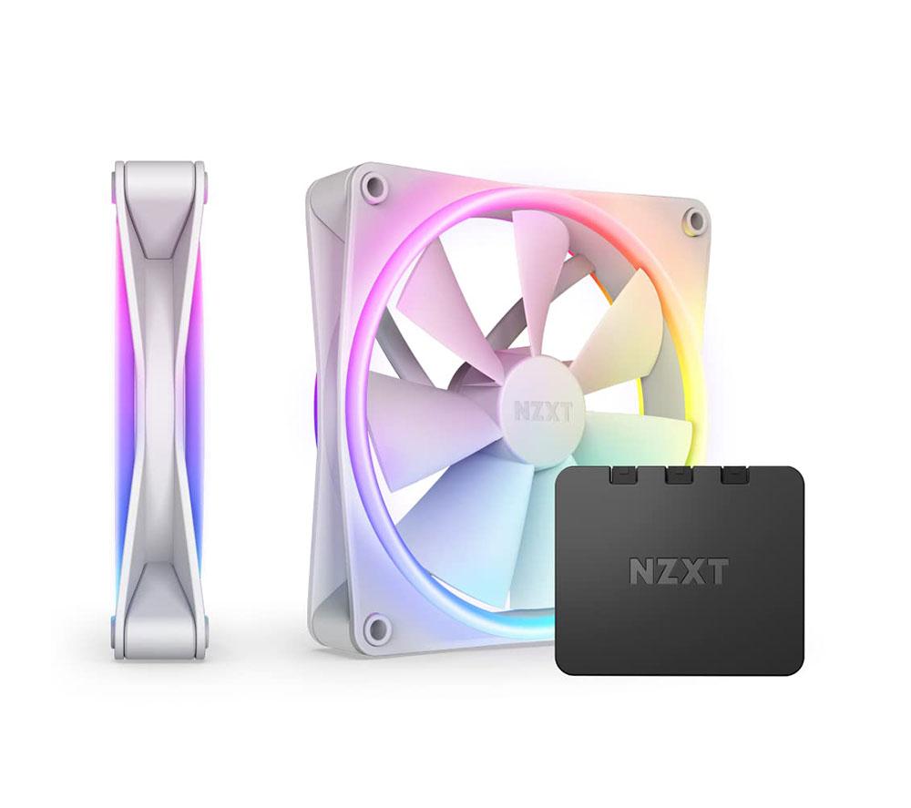 NZXT F140 RGB Duo 140 mm PWM Fan - Twin Pack