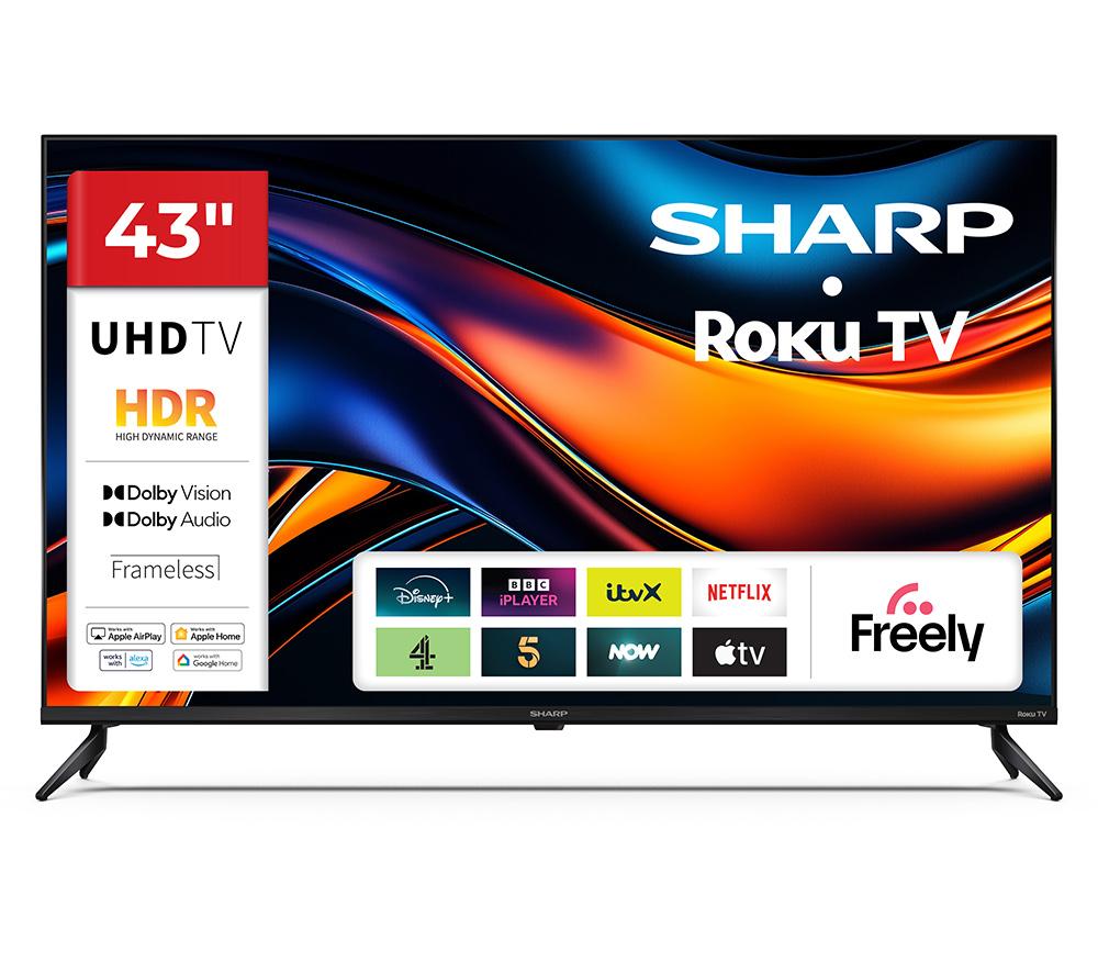 SHARP 4T-C43HJ4725K  Smart 4K Ultra HD HDR LED TV