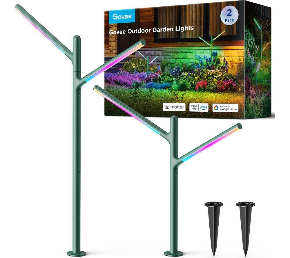 GOVEE H7086 Smart Outdoor Garden Lights - Pack of 2