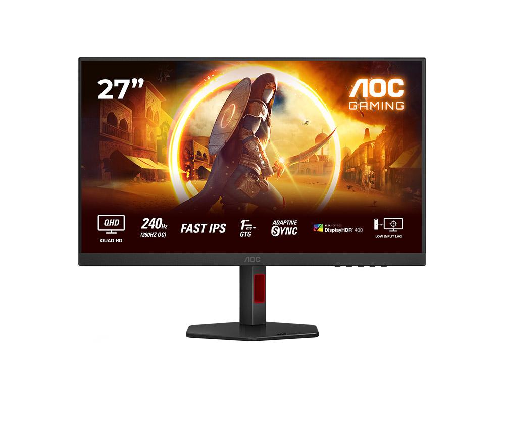 AOC Q27G4ZR Quad HD 27inch IPS LCD Gaming Monitor - Black