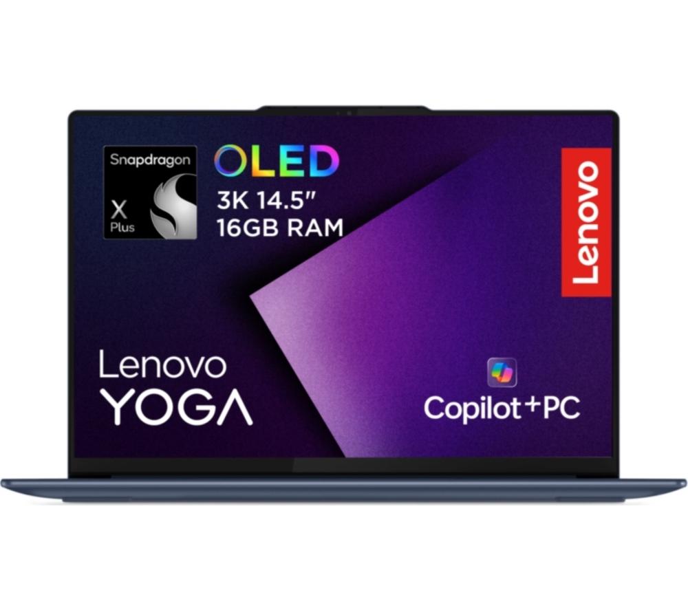 LENOVO Yoga Slim 7 14.5inch Laptop, Copilot PC - Snapdragon X Plus, 1 TB SSD, Cosmic Blue