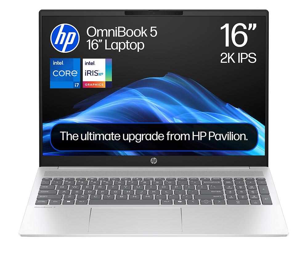 HP OmniBook 5 16inch Laptop - Intel®Core  i7, 512 GB SSD, Silver