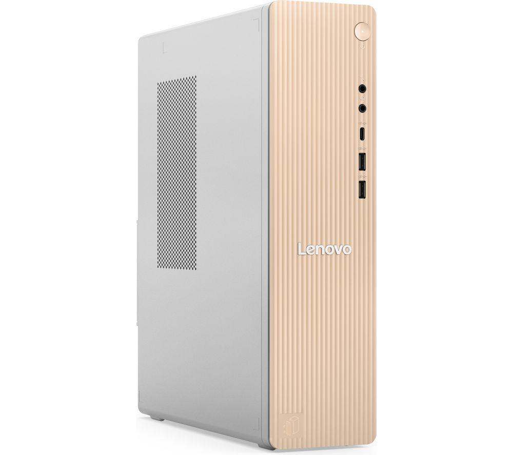 LENOVO IdeaCentre Desktop PC - Intel®Core  i3, 512 GB SSD, Grey & Orange