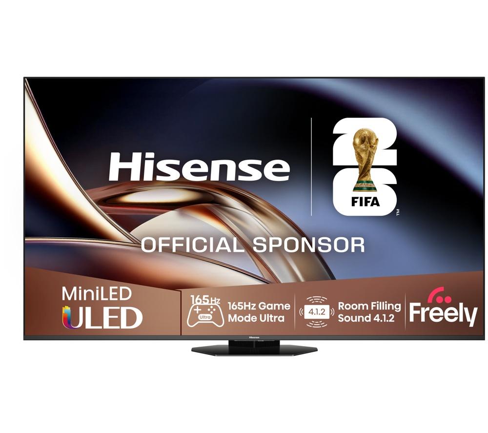 75inch HISENSE U8Q  Mini LED 4K 165Hz Smart AI TV with Freely - 75U8QTUK