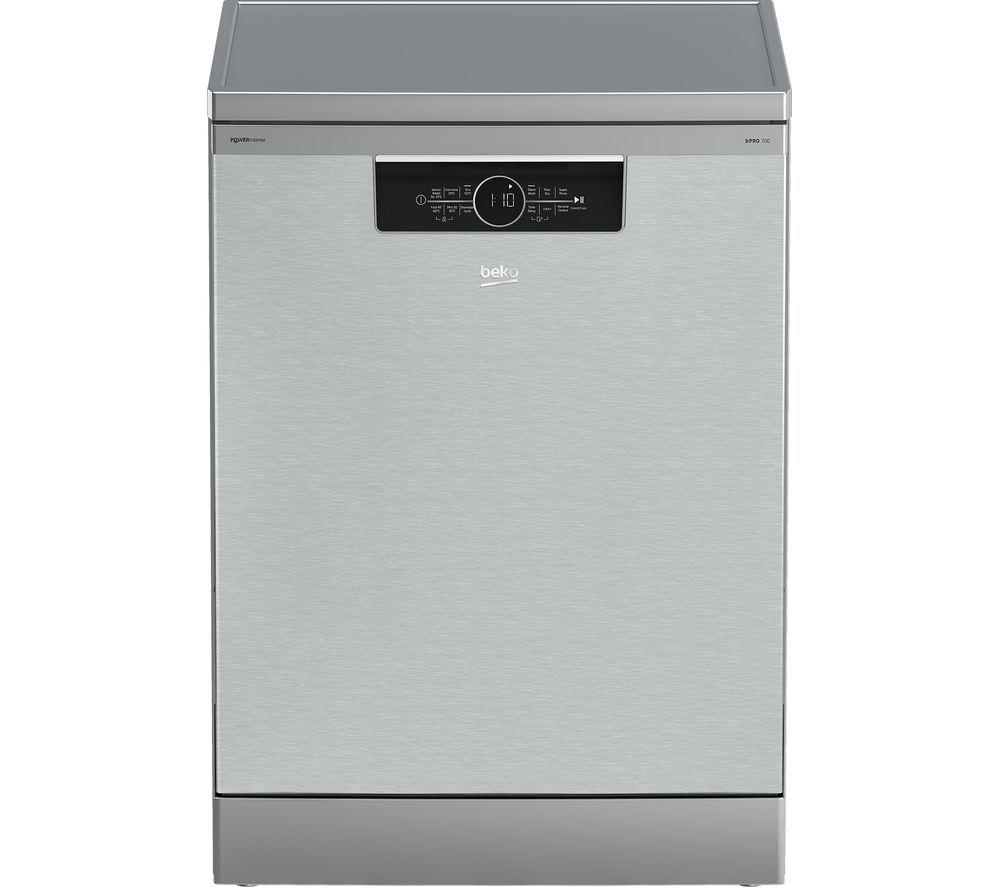 BEKO PowerIntense BDFN36560PFX Full-size WiFi-enabled Dishwasher - Stainless Steel
