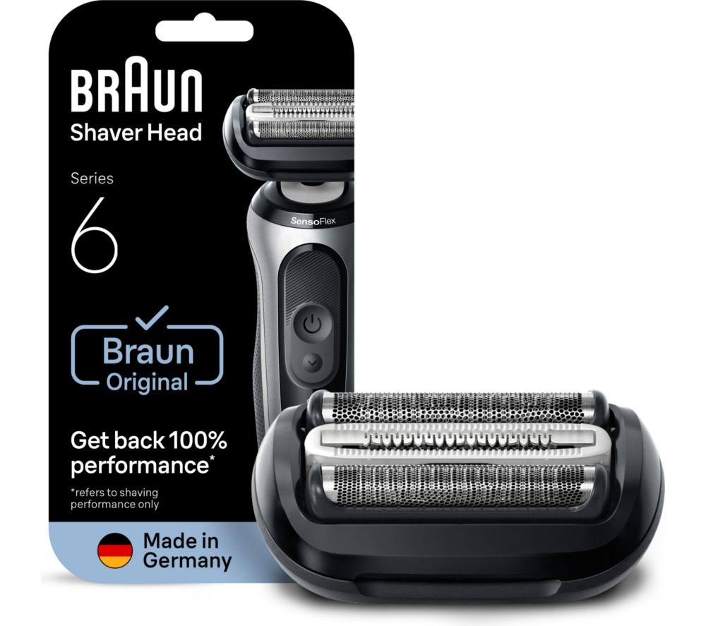 BRAUN Series 6 64B Electric Shaver Head Replacement - Black