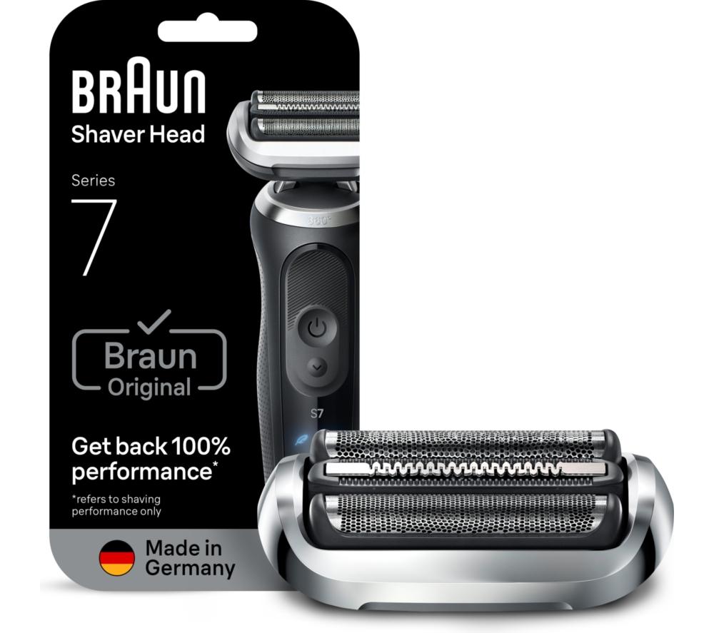 BRAUN Series 7 74S Electric Shaver Head Replacement - Silver