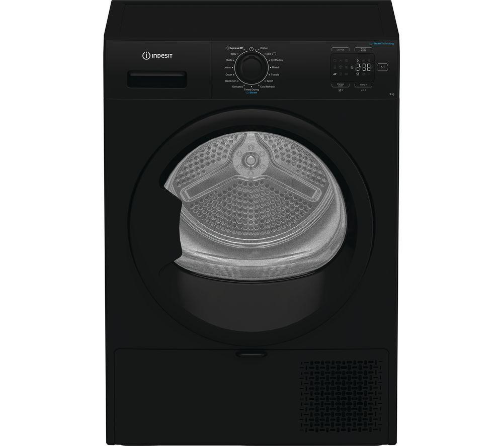 INDESIT C YD 92D BB UK 9 kg Heat Pump Tumble Dryer - Black