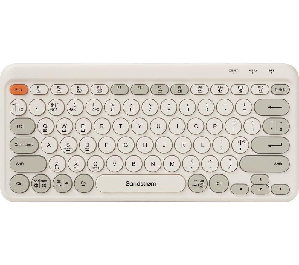 SANDSTROM SRDKBGY26 Wireless Keyboard - Grey