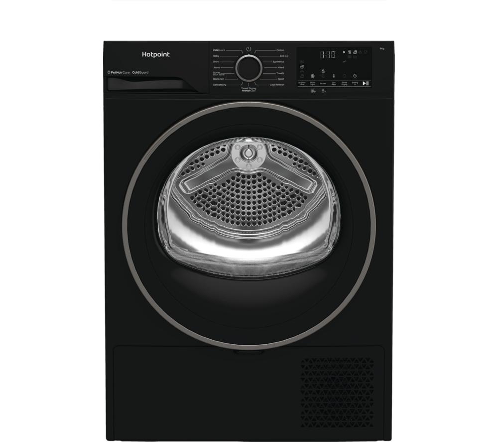 HOTPOINT C HD 93M BB UK 9 kg Heat Pump Tumble Dryer - Black