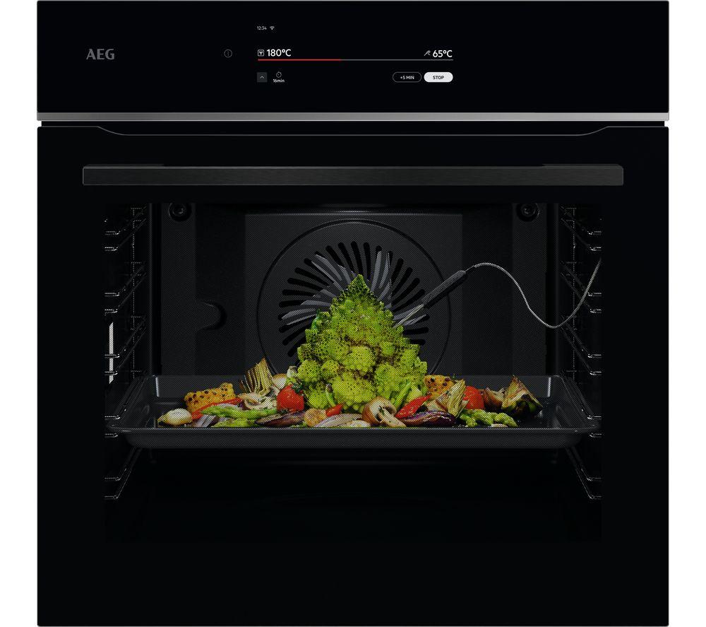 AEG 9000 ProAssist TT9PB831AB Electric Pyrolytic Smart Oven - Black