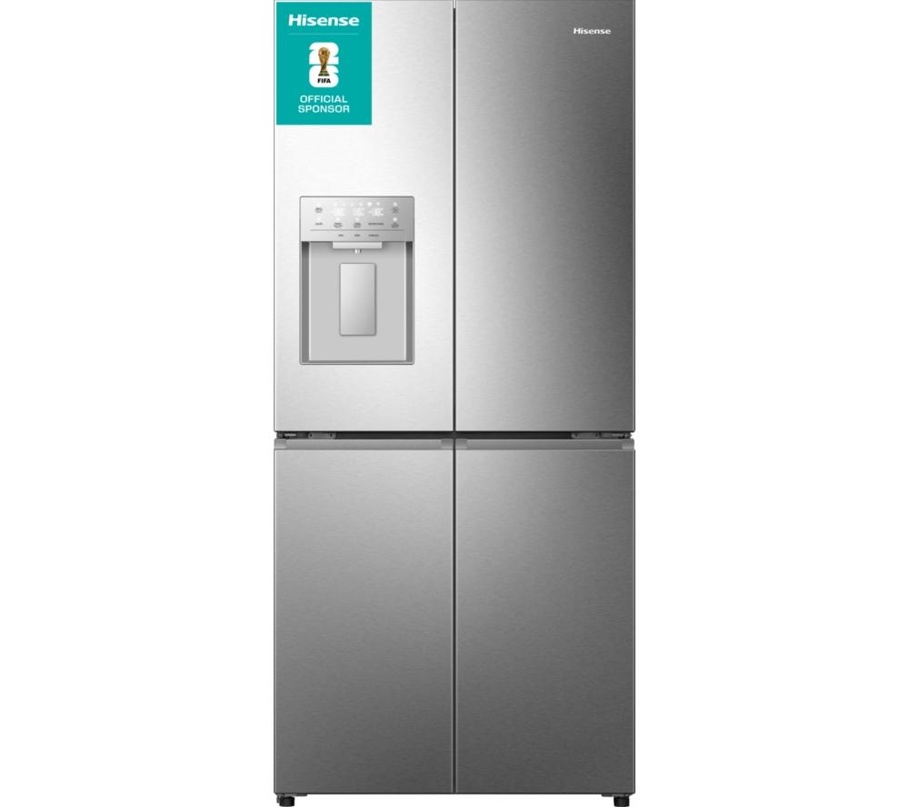 HISENSE PureFlat Slim RQ5P470SYID Fridge Freezer - Silver