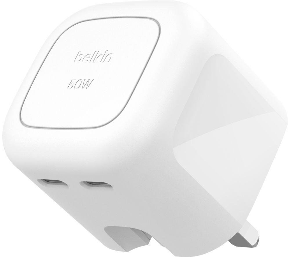 BELKIN 2-Port 50 W GaN Wall Charger