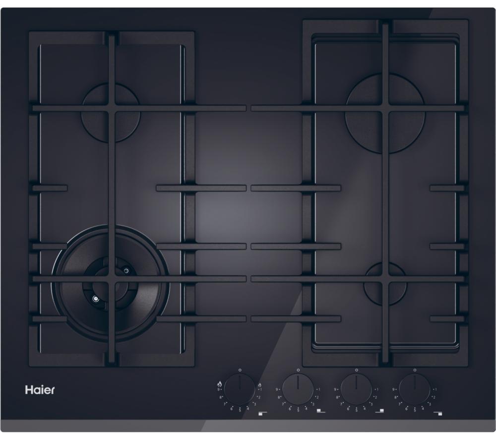 HAIER HAVG6BF4TBPB 60 cm Gas Hob - Black