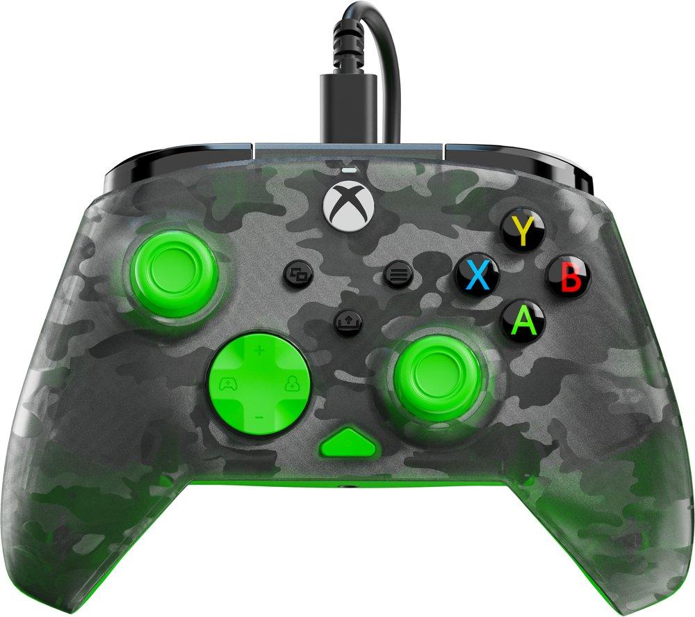 TURTLE BEACH Rematch Core\u0026tradeController for Xbox & PC - Ghost Black Camo & Green