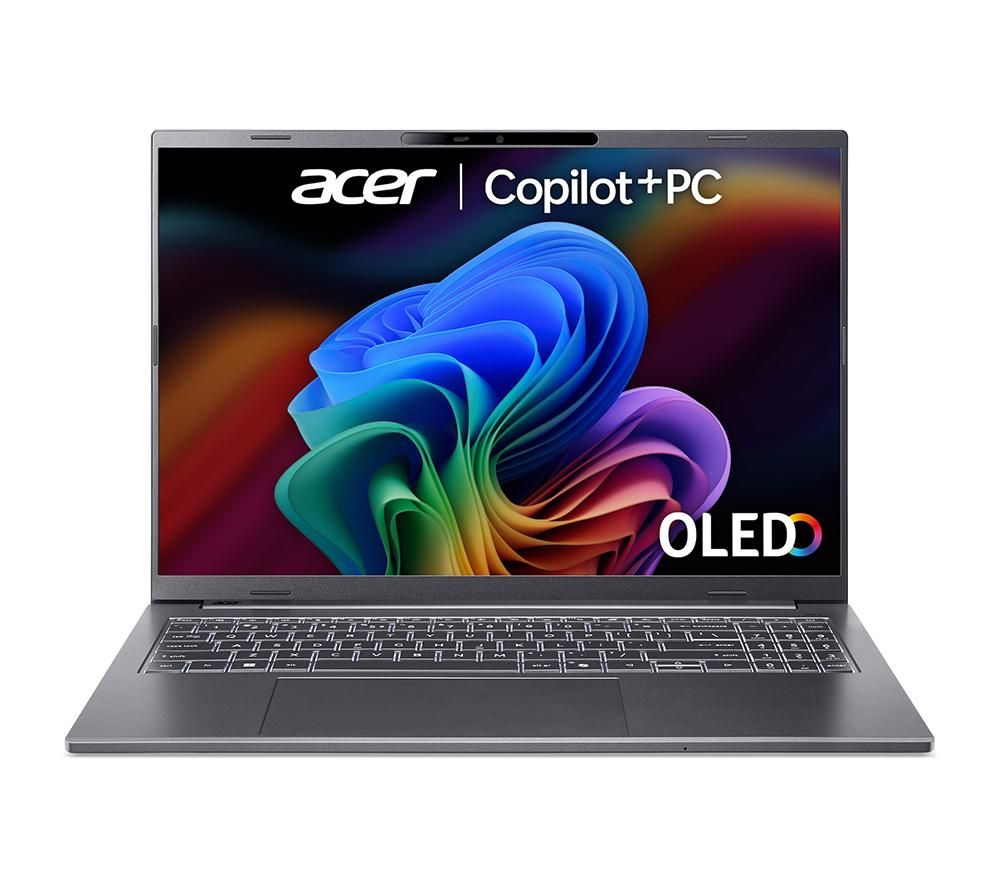 ACER Aspire 16 AI OLED 16inch Laptop, Copilot PC - AMD Ryzen™ AI 7, 1 TB SSD, Grey