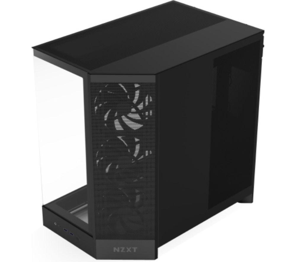 NZXT H9 FLOW ATX Mid-Tower PC Case - Black