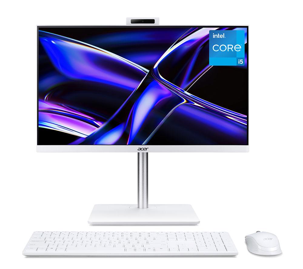 ACER Aspire C24-A 23.8inch All-in-One PC - Intel®Core  i5, 512 GB SSD, White