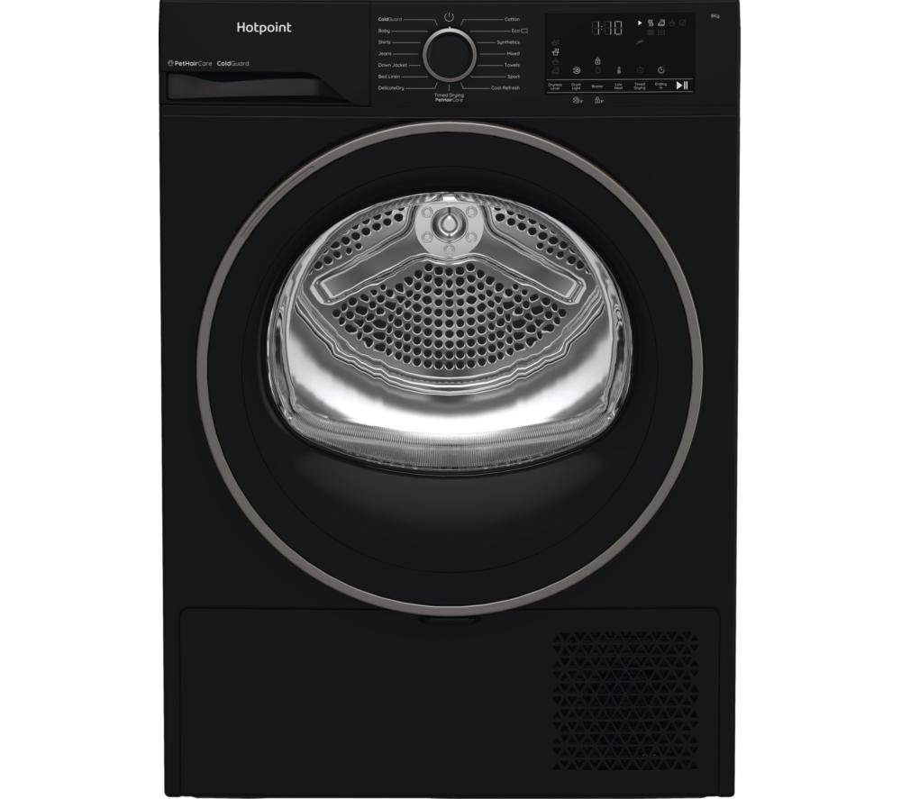 HOTPOINT C HSD 82M BB UK 8 kg Heat Pump Tumble Dryer - Black