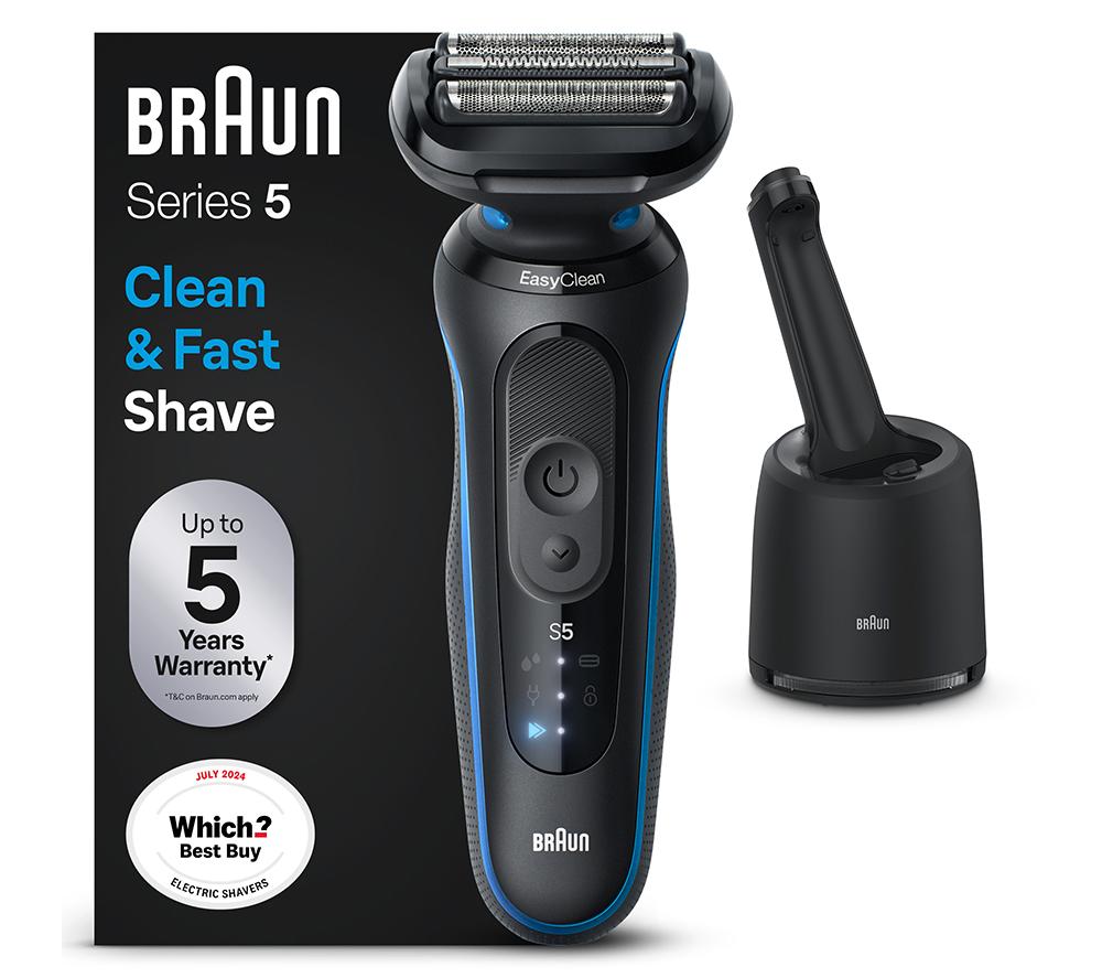 BRAUN Series 5 BRA52-B7000CC Wet & Dry Shaver - Blue