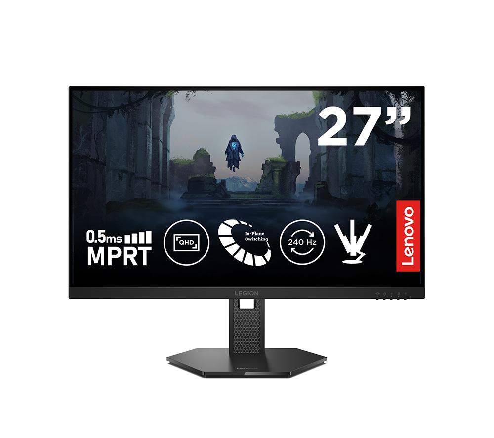 LENOVO Legion 27q-10 Quad HD 27inch IPS LCD Gaming Monitor - Black
