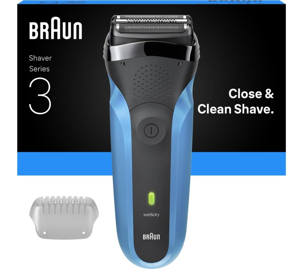 BRAUN Series 3 BRA310S Wet & Dry Shaver - Black