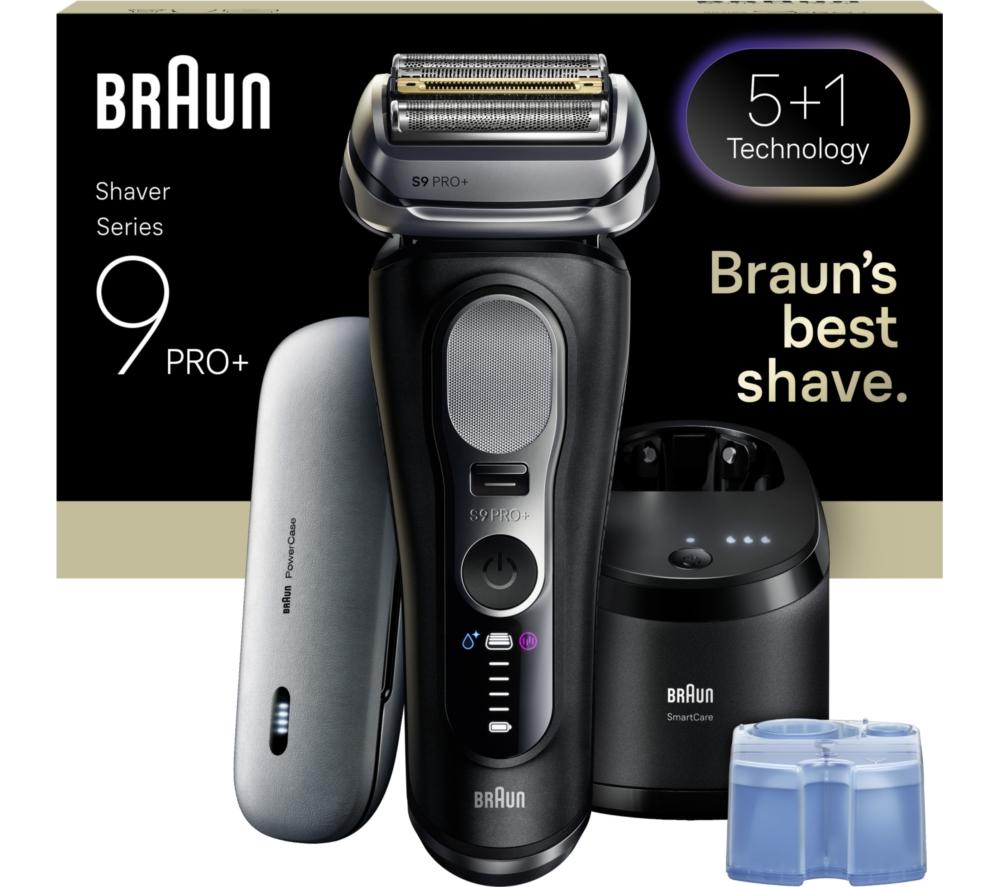 BRAUN Series 9 Pro 9670cc Wet & Dry Foil Shaver - Black