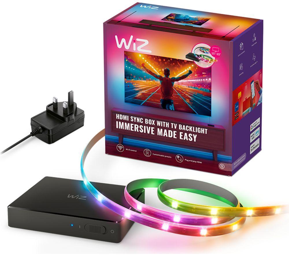 WIZ HDMI Sync Box With 55 - 65inch TV Backlight