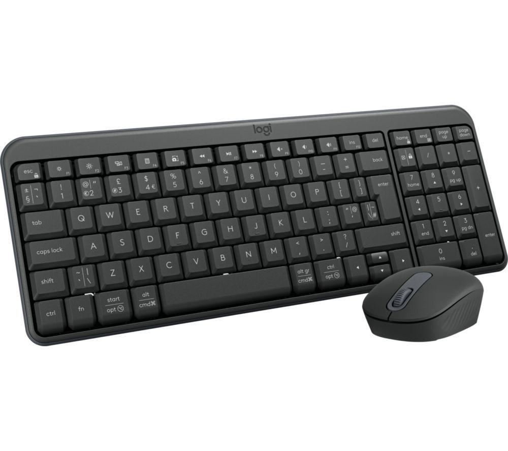 LOGITECH MK250 Wireless Keyboard & Mouse Set - Graphite