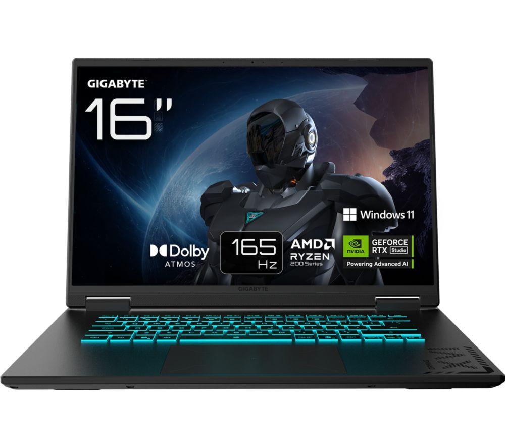 GIGABYTE A16 16inch Gaming Laptop - AMD Ryzen™ 7, RTX 5060, 1 TB SSD